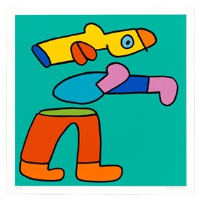 Boxing (Teal) by Thierry Noir