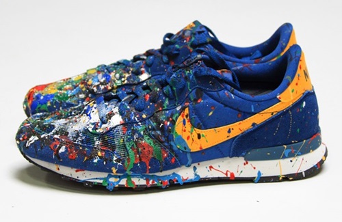 MBW Shoe (Blue) by Mr Brainwash