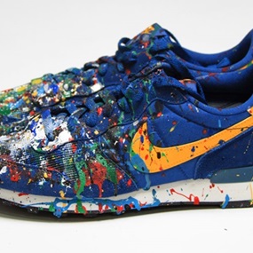 MBW Shoe (Blue) by Mr Brainwash