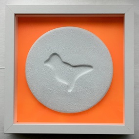 Love Is A Drug - Dove (Fluoro Orange) by Dean Zeus Colman