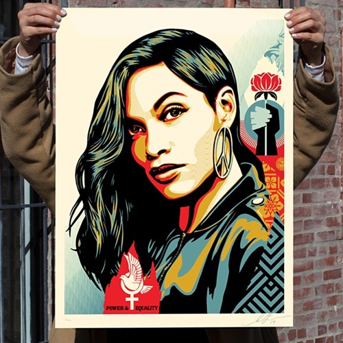Power & Equality (Dove) by Shepard Fairey