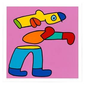 Boxing (Pink) by Thierry Noir