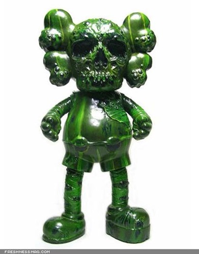 Kaws x Pushead Companion (Green) by Kaws | Pushead