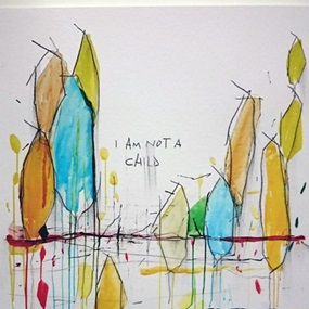 I Am Not A Child (Charcoal) by Dale Marshall