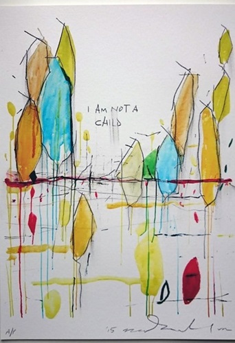 I Am Not A Child (Charcoal) by Dale Marshall