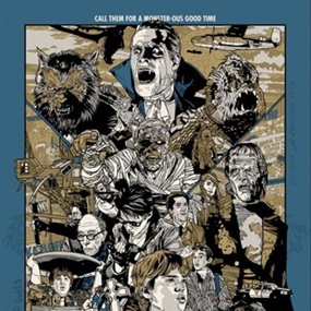 The Monster Squad (Variant) by Tyler Stout