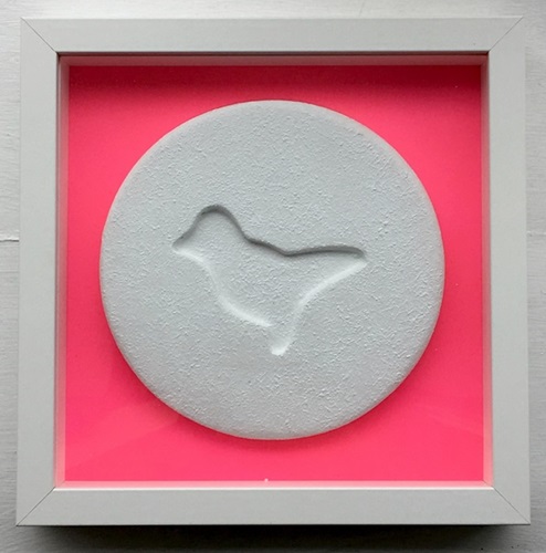 Love Is A Drug - Dove (Fluoro Pink) by Dean Zeus Colman