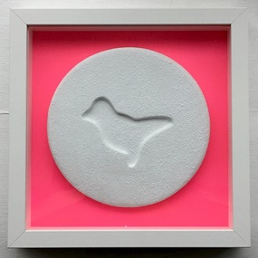 Love Is A Drug - Dove (Fluoro Pink) by Dean Zeus Colman