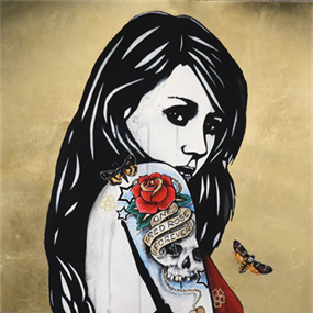One Red Rose Forever (XL Gold) by Copyright