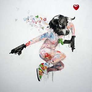 Uzi Lover 1 by Antony Micallef Editioned artwork | Art Collectorz