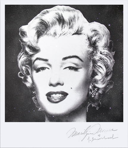 Diamond Girl (Polaroid) by Mr Brainwash