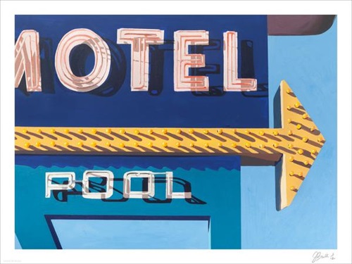 Motel Pool  by Jessica Brilli