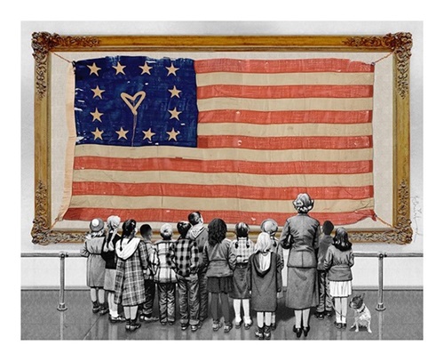 Old Glory  by Mr Brainwash