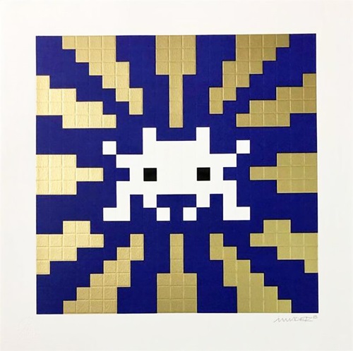Sunset (Gold & Blue) by Space Invader