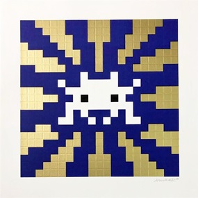Sunset (Gold & Blue) by Space Invader