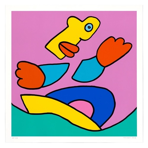 Surfing (Pink) by Thierry Noir