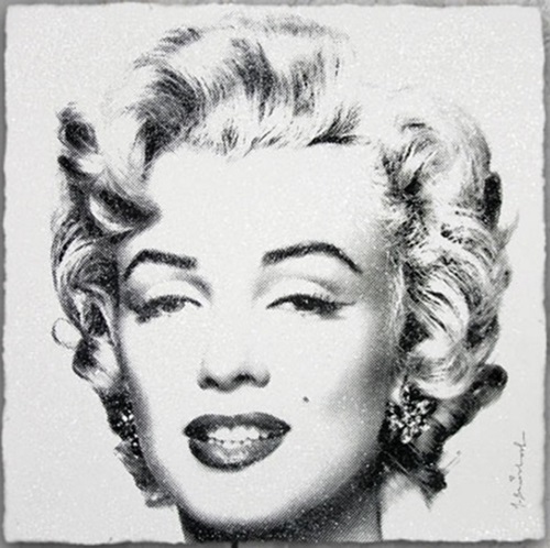 Diamond Girl (Black) by Mr Brainwash