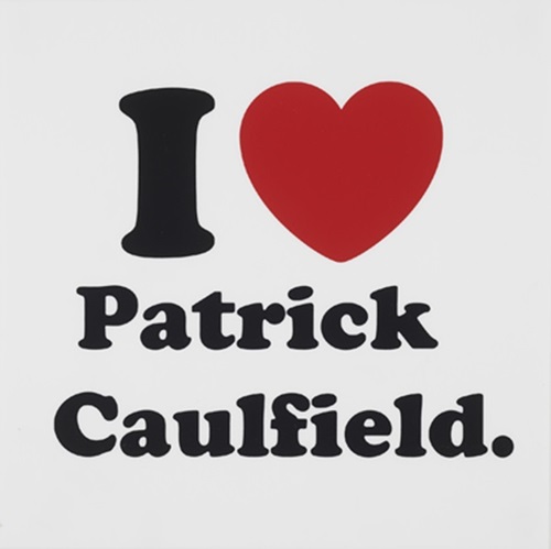 I Love Patrick Caulfield  by Jeremy Deller