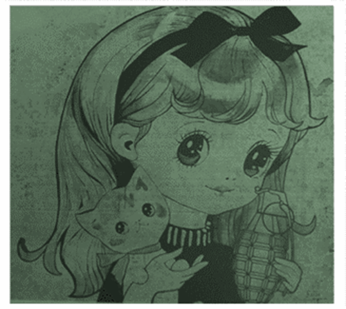 Grenade Girl (Dark Green) by Aiko