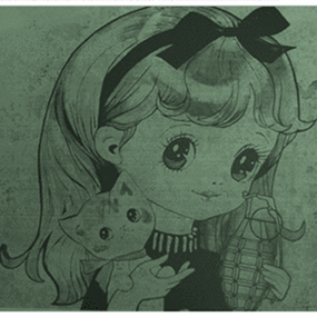 Grenade Girl (Dark Green) by Aiko