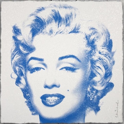 Diamond Girl (Blue) by Mr Brainwash