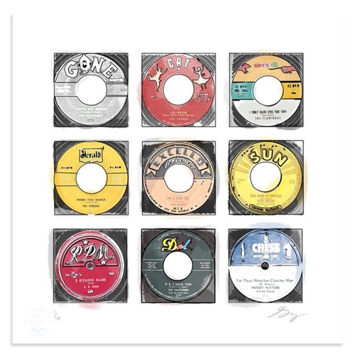 Vintage 45s  by Greg Foley