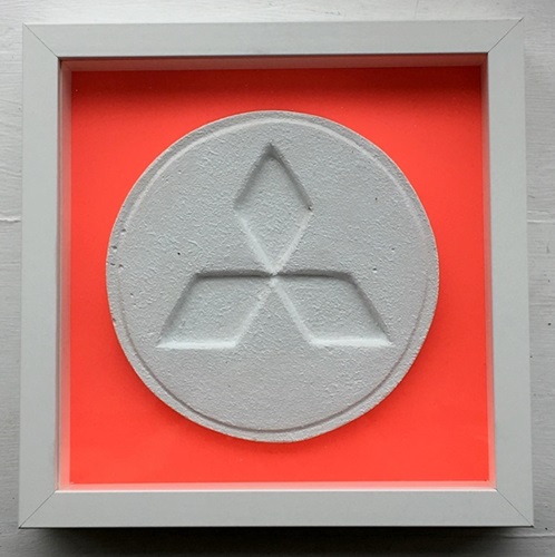Love Is A Drug - Mitsubishi (Fluoro Red) by Dean Zeus Colman