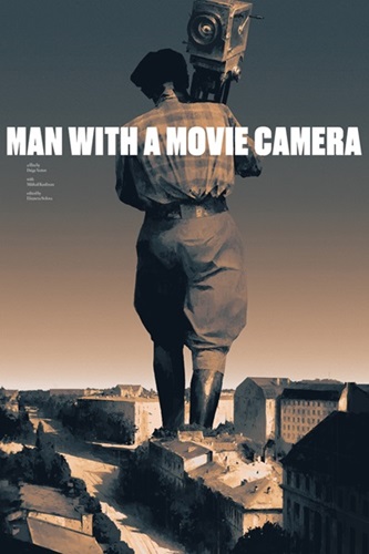 Man With A Movie Camera  by Piotr Jabłoński
