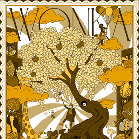 Wonka (Golden Ticket Variant) by Murugiah