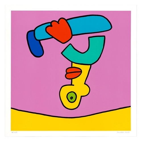 Trampoline (Pink) by Thierry Noir