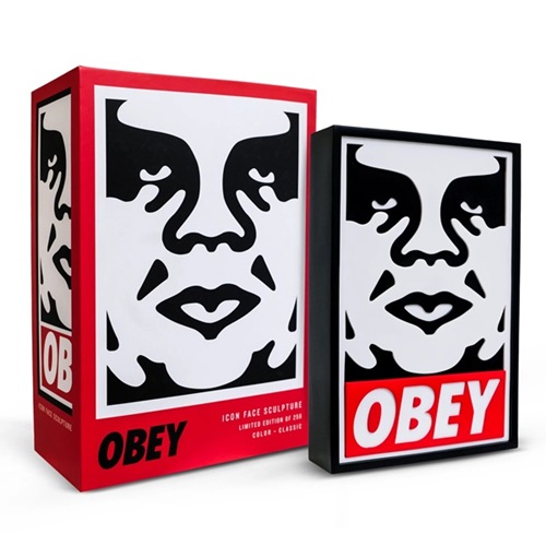 Icon Face Sculpture (Classic) by Shepard Fairey