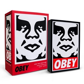 Icon Face Sculpture (Classic) by Shepard Fairey