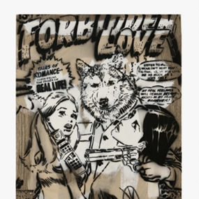 Forbidden Love (Stencil) by Faile