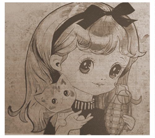 Grenade Girl (Brown) by Aiko