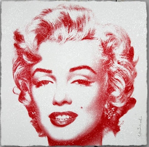 Diamond Girl (Red) by Mr Brainwash