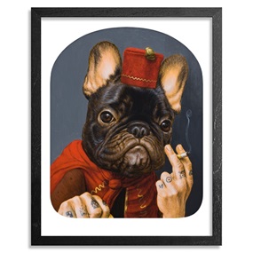 Le Chien Qui Fume (Hand-Embellished Edition) by Turf One