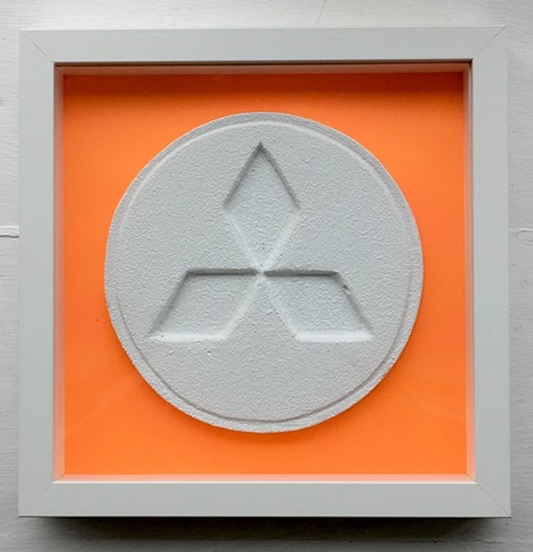 Love Is A Drug - Mitsubishi (Fluoro Orange) by Dean Zeus Colman