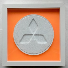 Love Is A Drug - Mitsubishi (Fluoro Orange) by Dean Zeus Colman