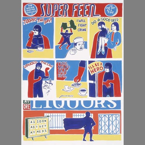Super Feen  by Steve Powers