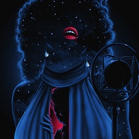 Blue Velvet (Silver Foil) by Matt Ryan Tobin