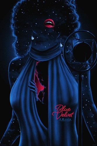 Blue Velvet (Silver Foil) by Matt Ryan Tobin