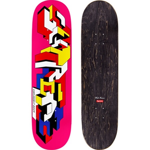 Delta Logo Skateboard (Magenta) by Boris Tellegen