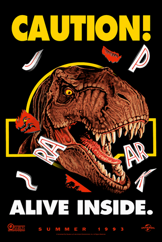 Jurassic Park (3D Lenticular Plex) by Marc Schoenbach