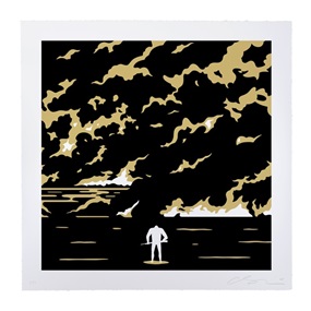 Fire In The Night (Gold) by Cleon Peterson