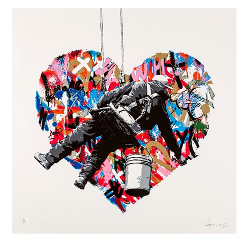 Make Love (Gold & Silver Spot Varnished) by Martin Whatson
