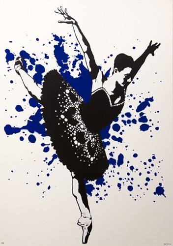 Ballerina (Blue Canvas) by 3F