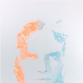 Persephone (Turquoise / Orange) by Carne Griffiths