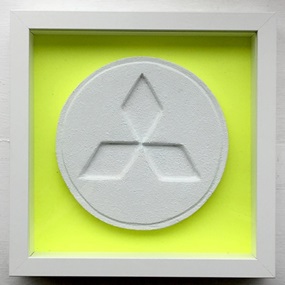 Love Is A Drug - Mitsubishi (Fluoro Yellow) by Dean Zeus Colman