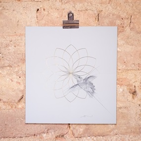 Hummingbird (Gold Petals) by Jessica Albarn