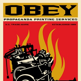 Print And Destroy (Large Format - 20 Year Retro Series Set) by Shepard Fairey
